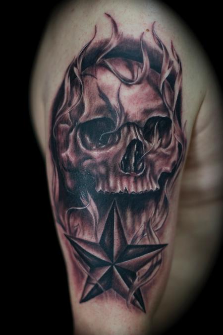 Ryan El Dugi Lewis - Skull and Nor Cal Star filagree